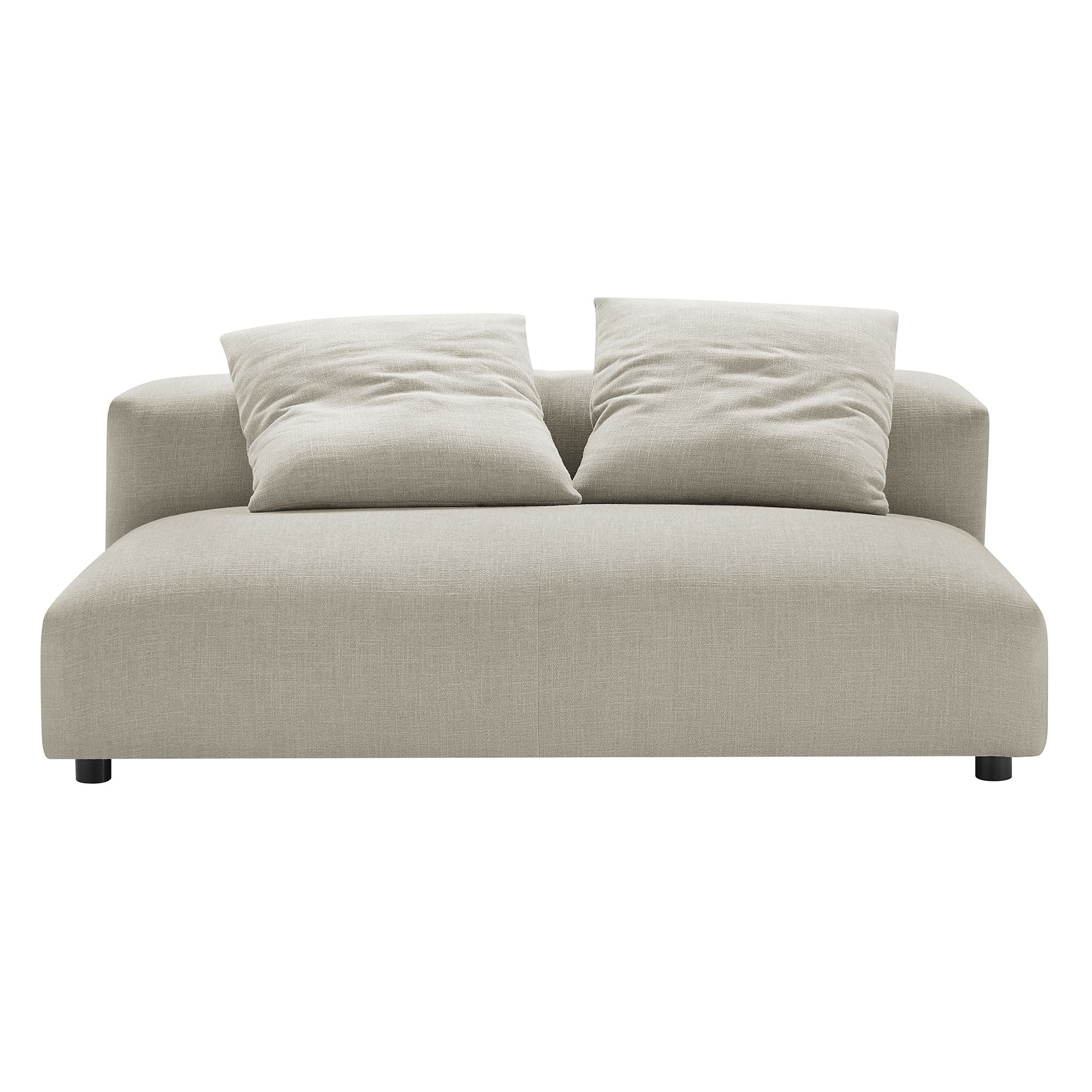Solace Modular Upholstered Fabric Armless Loveseat by Modway - Image 10