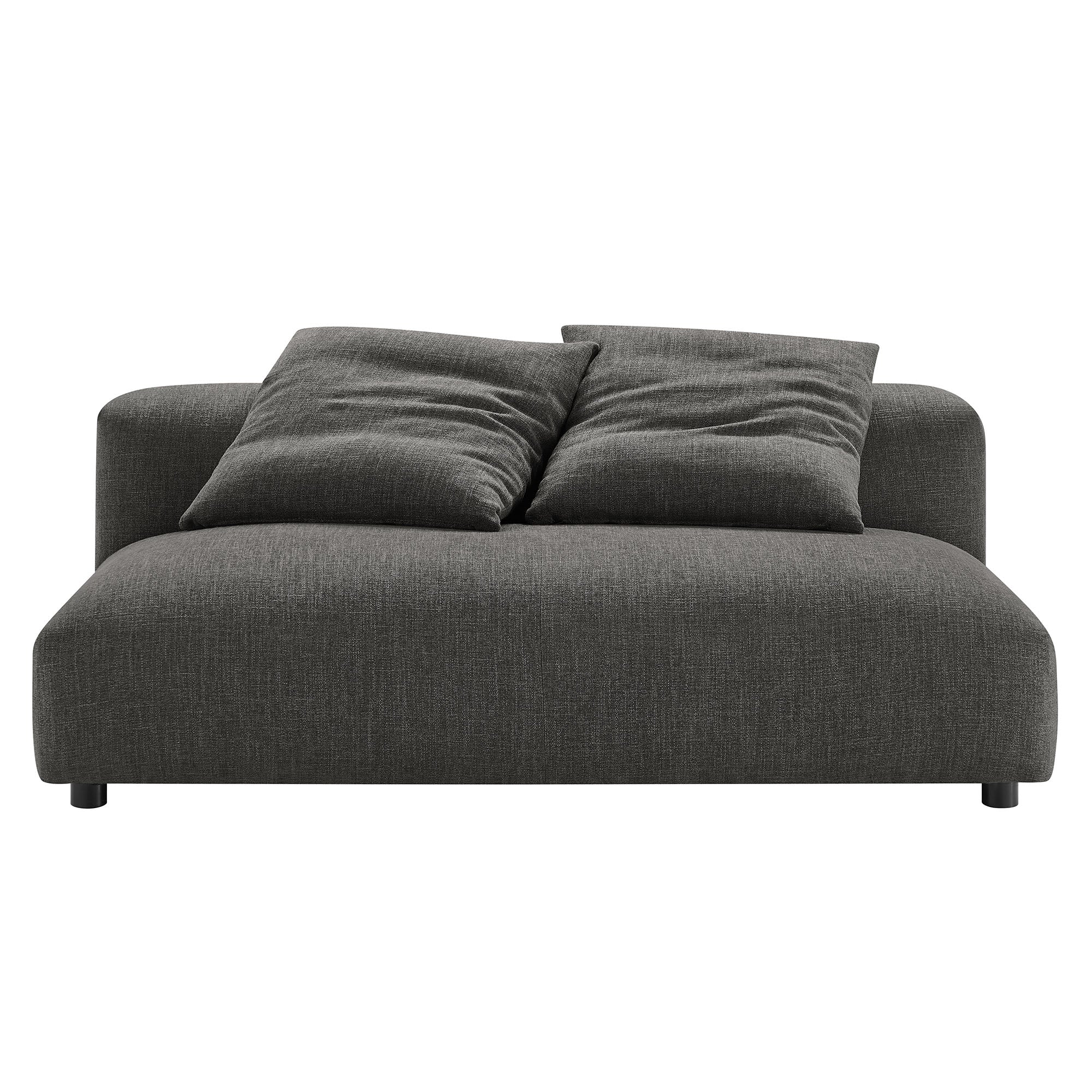 Solace Modular Upholstered Fabric Armless Loveseat by Modway - Image 11