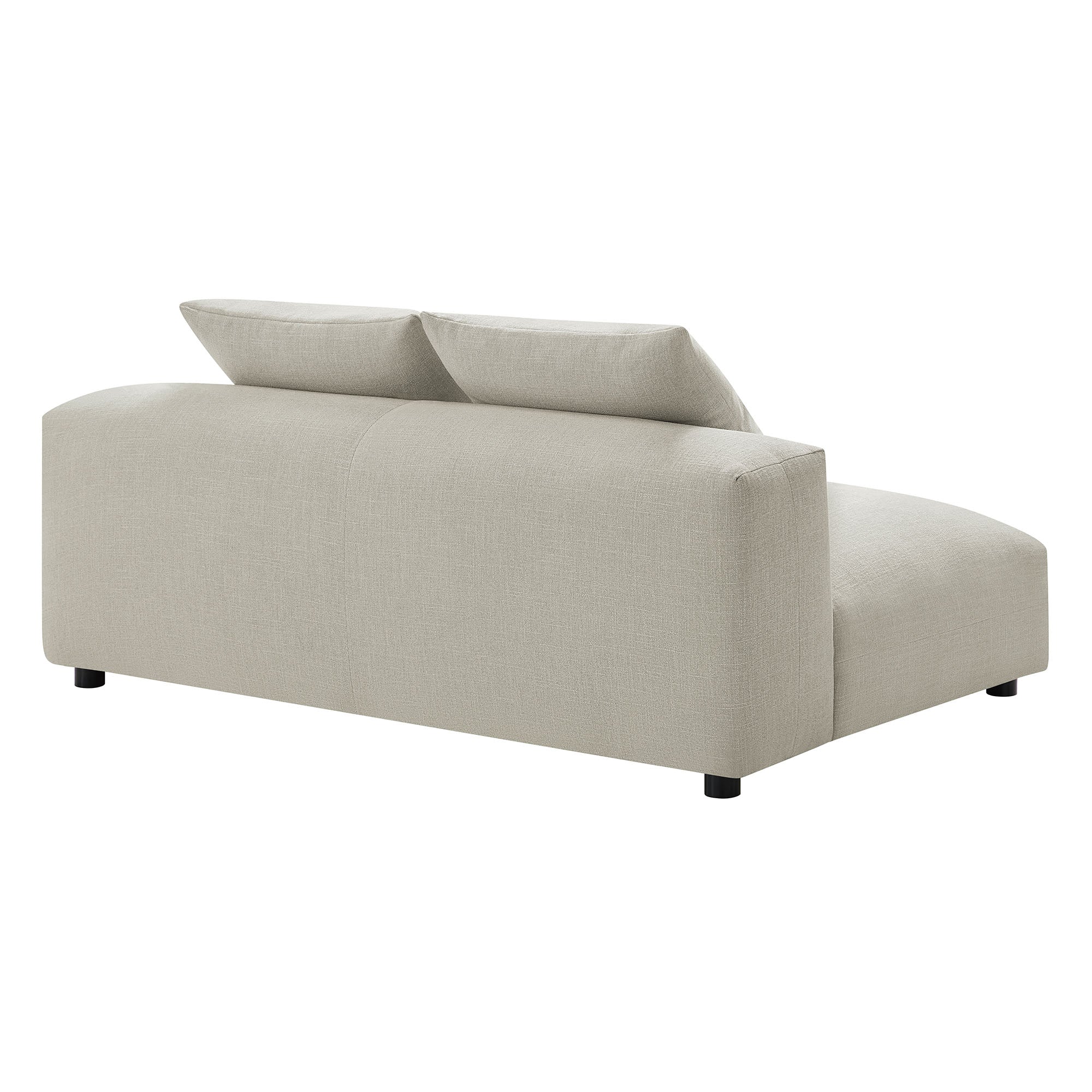 Solace Modular Upholstered Fabric Armless Loveseat by Modway - Image 12