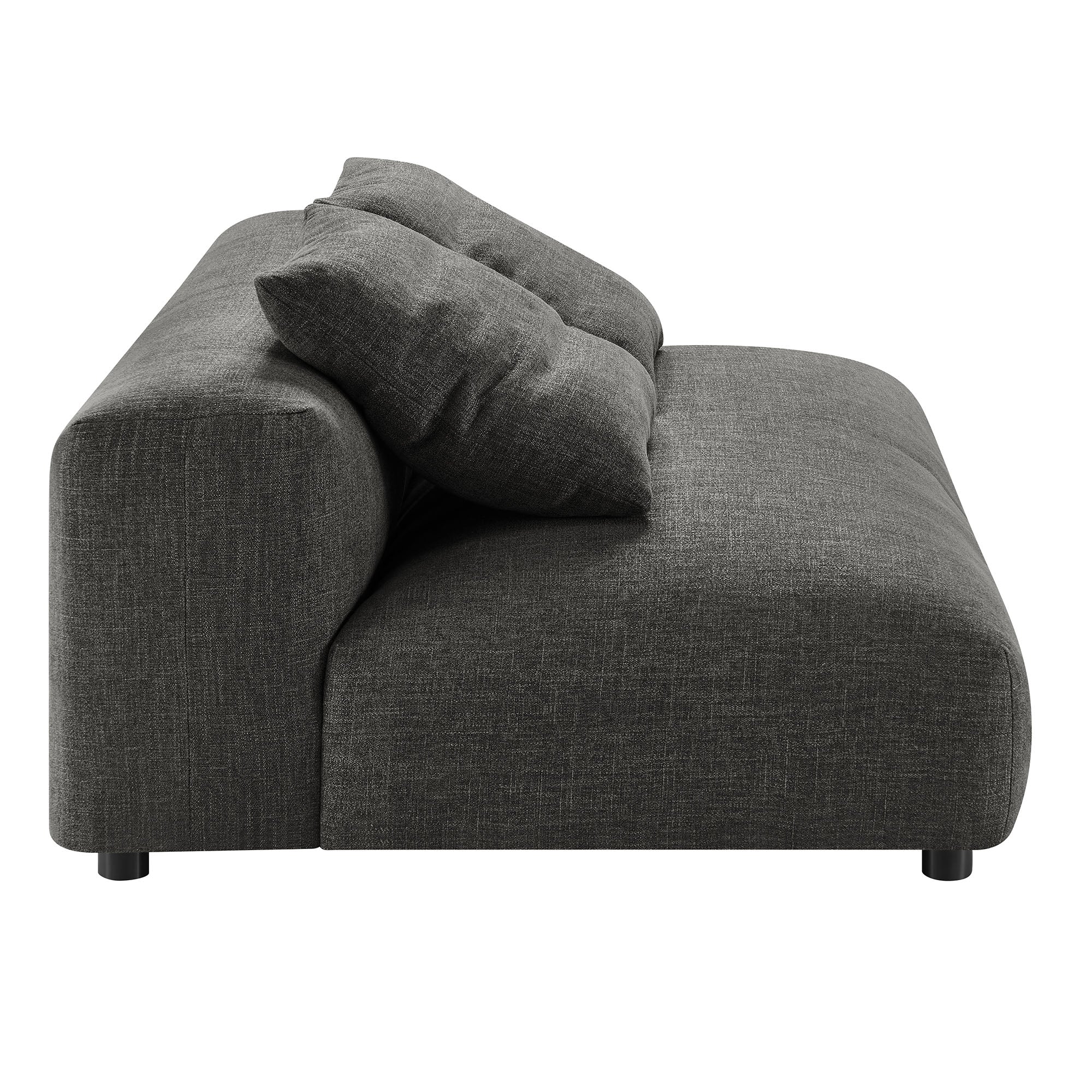 Solace Modular Upholstered Fabric Armless Loveseat by Modway - Image 15