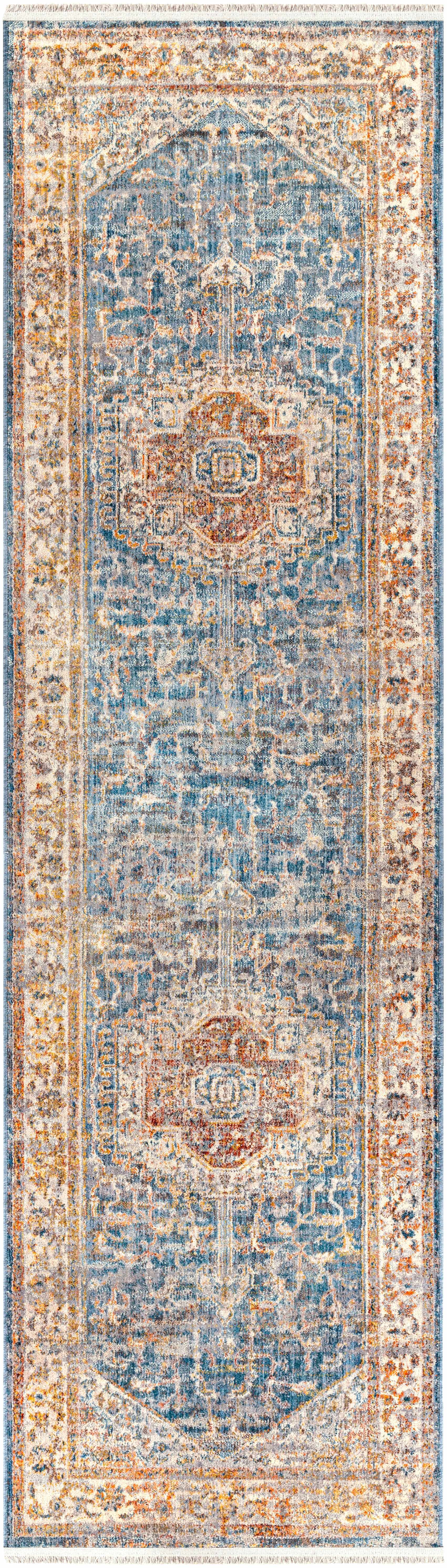 Solana Distressed Medallion Area Carpet - Clearance - Image 3