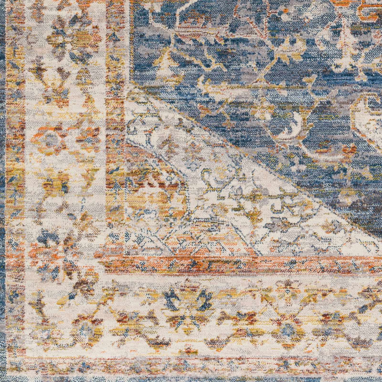 Solana Distressed Medallion Area Carpet - Clearance - Image 6