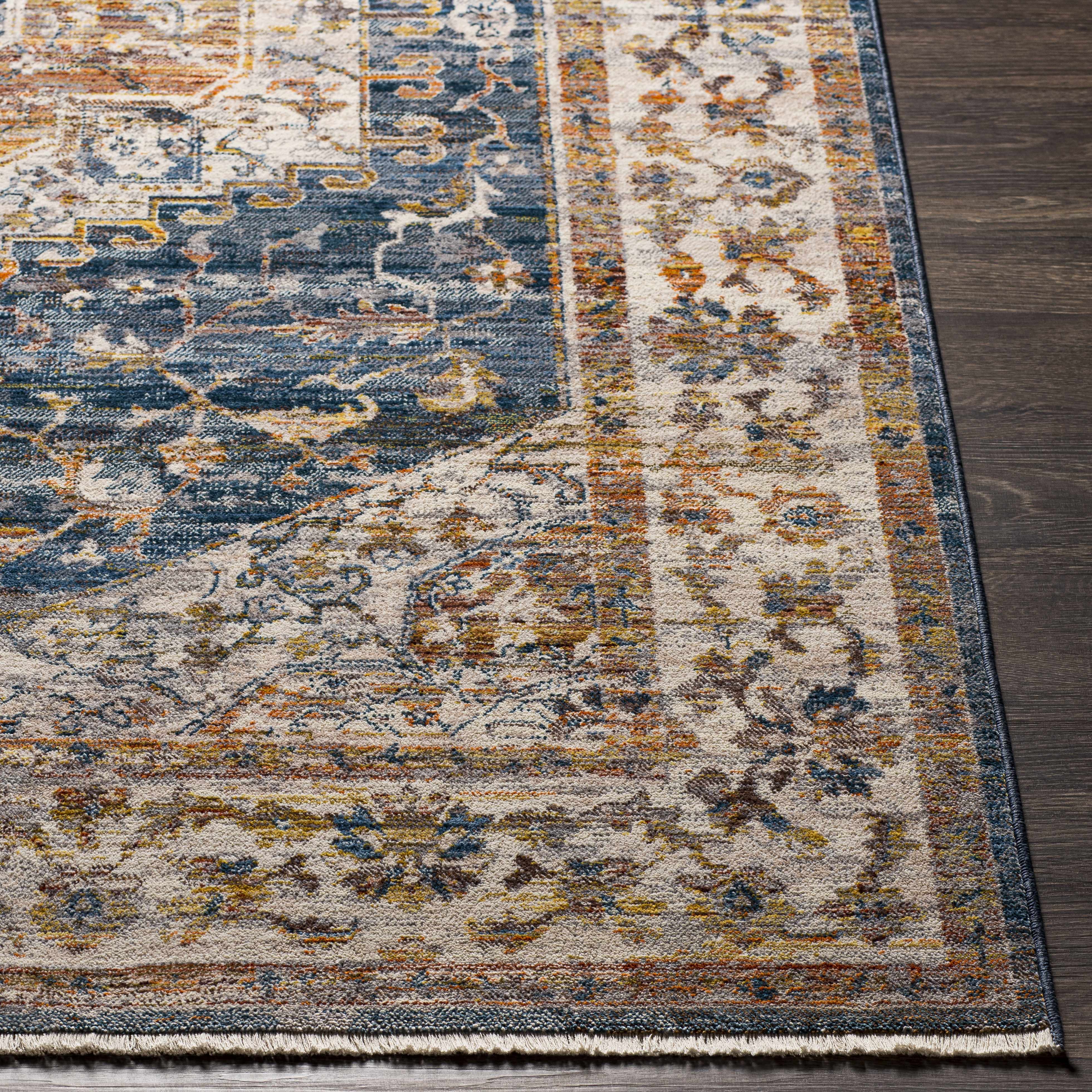 Solana Distressed Medallion Area Carpet - Clearance - Image 7