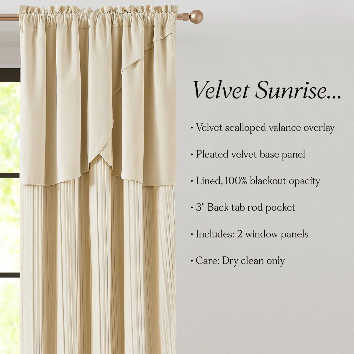 Solar Drift Blackout Window Curtain Panels - Image 7