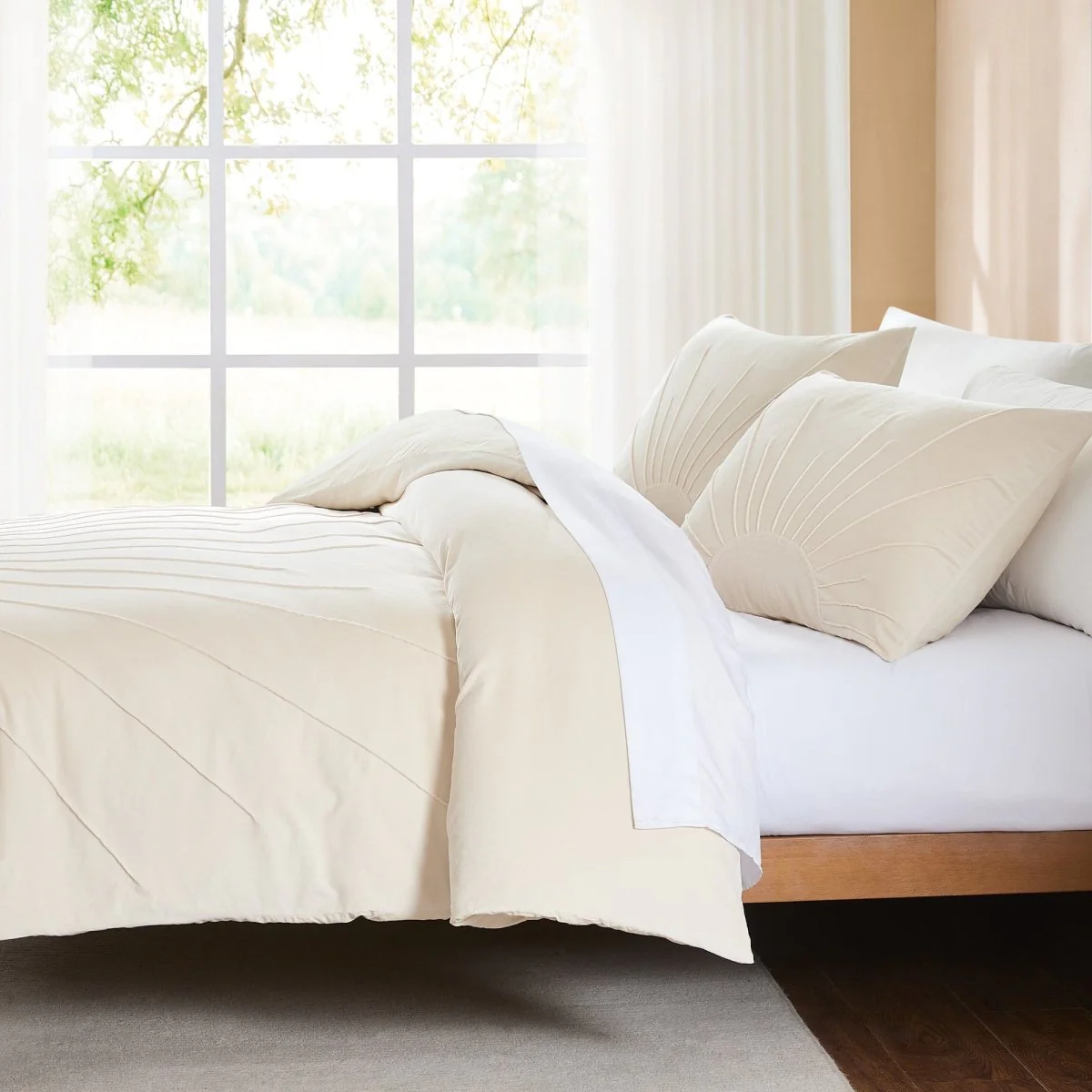 Solar Drift Velvet Duvet Cover Set - Image 4