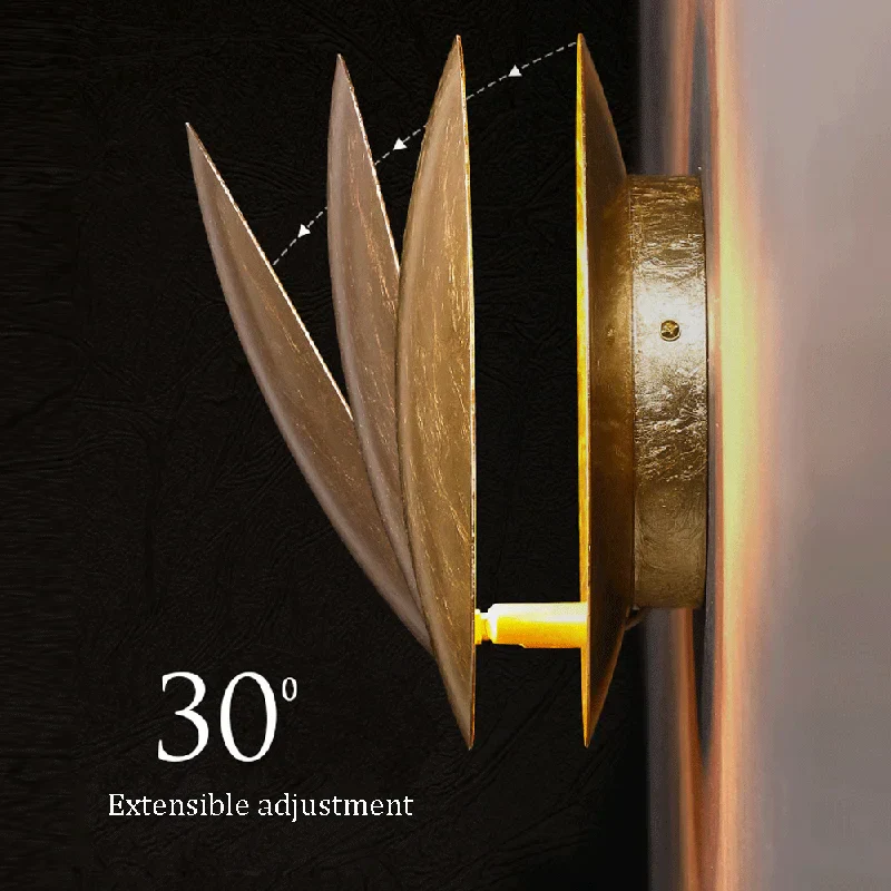 Solar Eclipse Wall Light – Moon Design Vintage LED Sconce for Bedroom & Stairs - Image 3