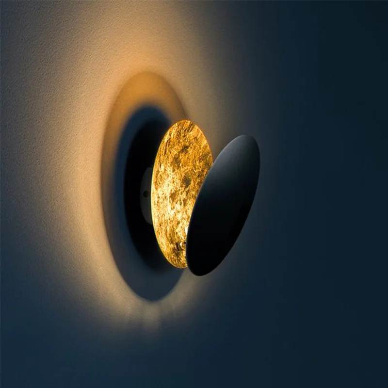 Solar Eclipse Wall Light – Moon Design Vintage LED Sconce for Bedroom & Stairs - Image 4
