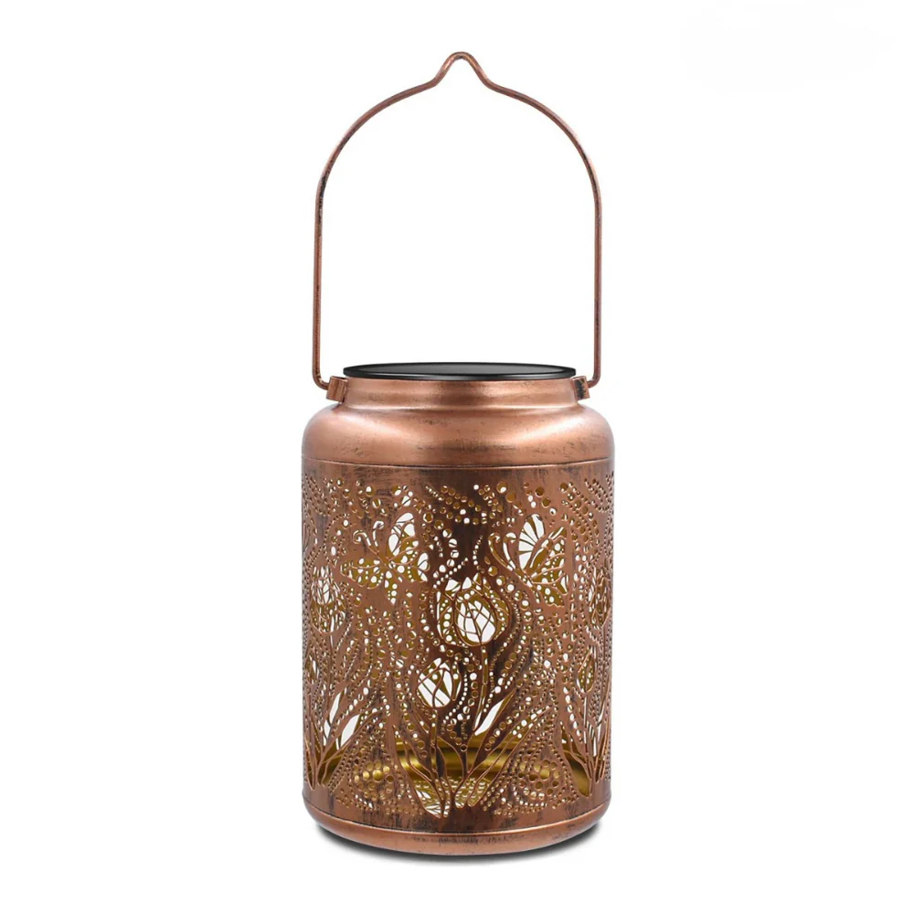 Solar Lanterns Outdoor Waterproof Rose Hanging LED Lights Garden Gifts for Women - Image 7