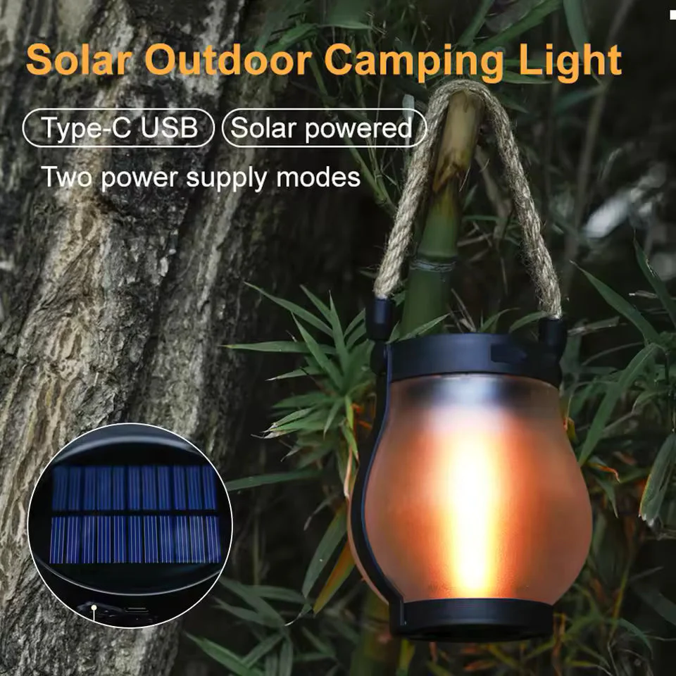 Solar Lanterns Outdoor – Waterproof Solar-Powered Lantern with Flickering Flame Effect for Garden and Patio - Image 5
