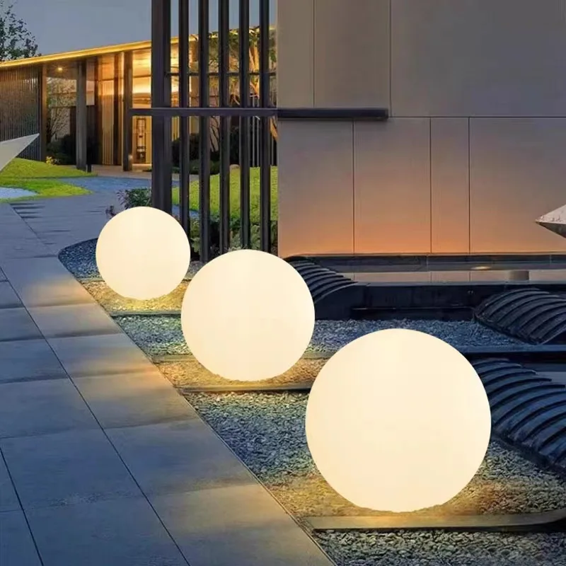 Solar LED Garden Ball Lights Outdoor RGB Floating Pool Lawn Decorative Lamp - Image 3
