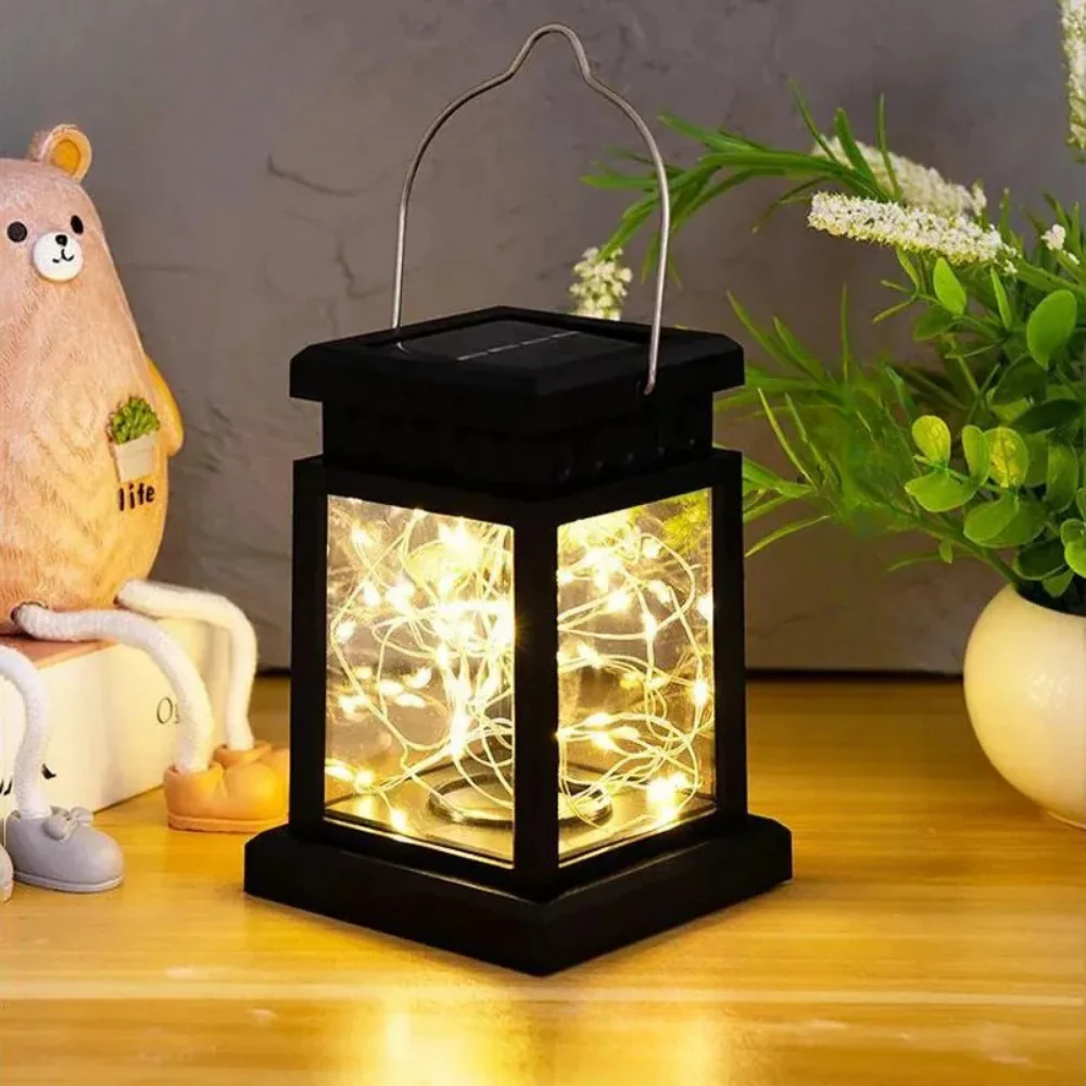 Solar LED Lanterns Outdoor Floor Hanging Balcony Garden Candle Lights Birds Decor - Image 8
