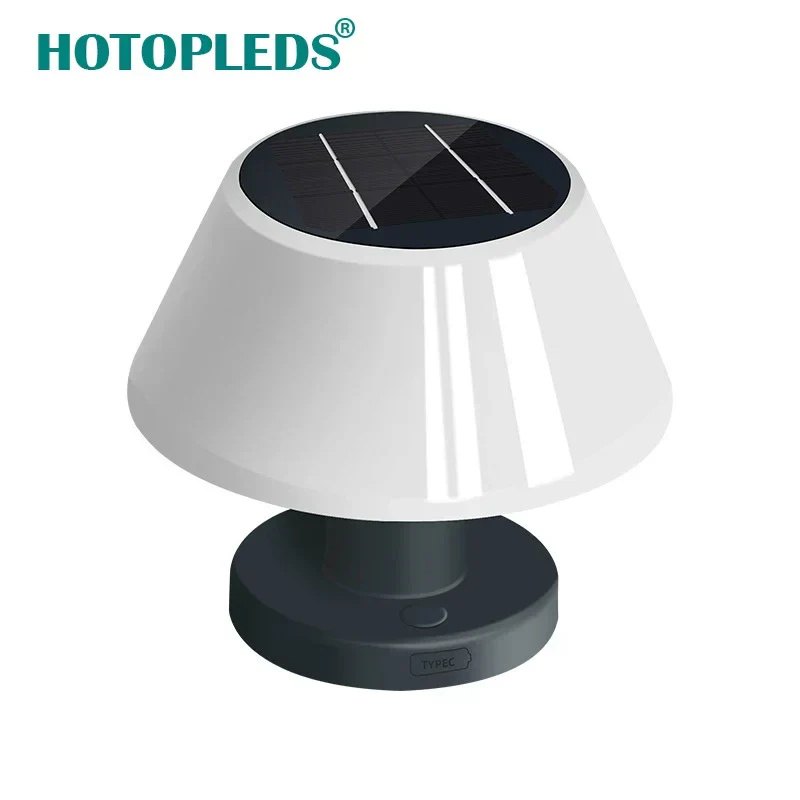 Solar LED Table Lamp Outdoor Rechargeable Cordless Desk Light for Home Décor - Image 7