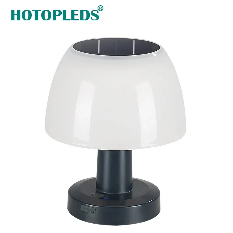 Solar LED Table Lamp Outdoor Rechargeable Cordless Desk Light for Home Décor - Image 8