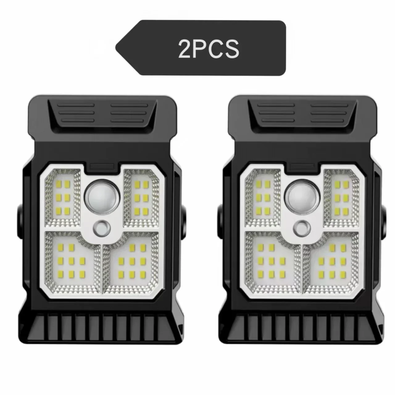 Solar Motion Sensor Garden Light Outdoor Courtyard Lawn Clip-On LED Lamp - Image 2