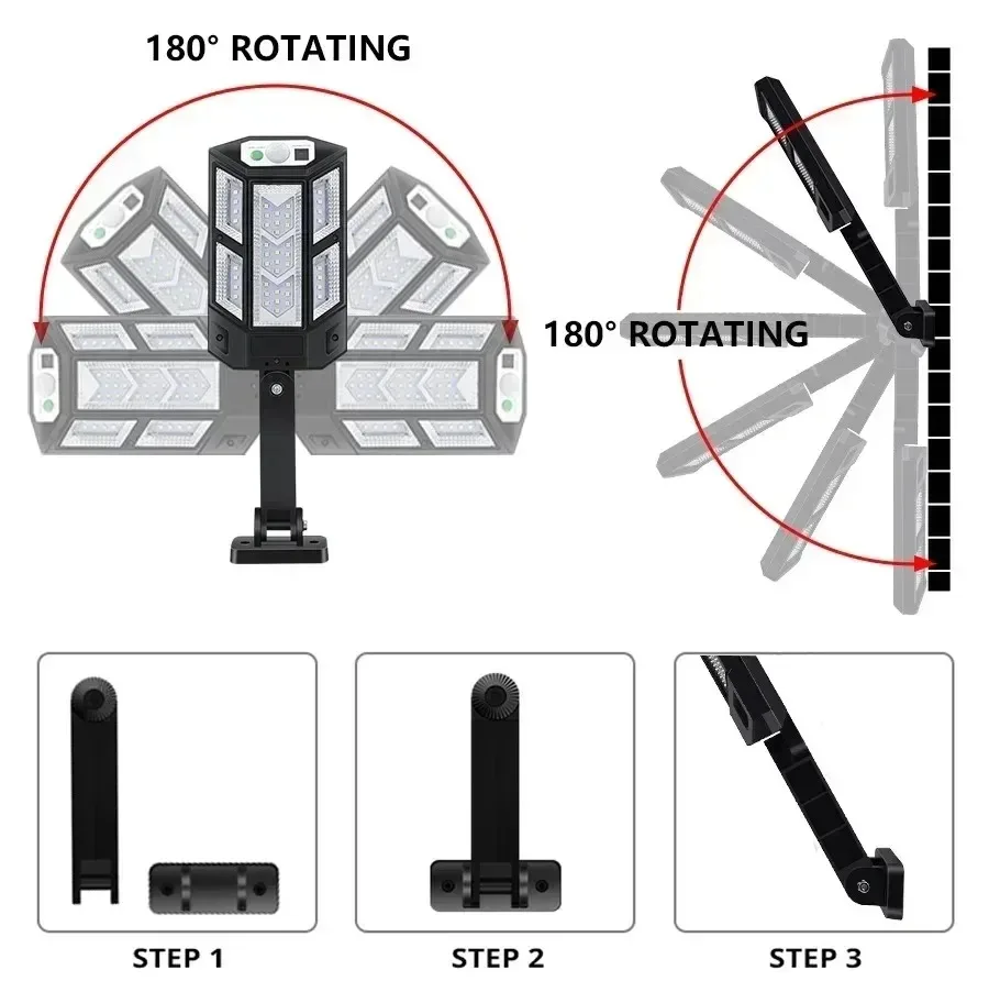 Solar Motion Sensor Light – 15000LM IP65 Waterproof LED Lamp for Outdoor & Garden - Image 10