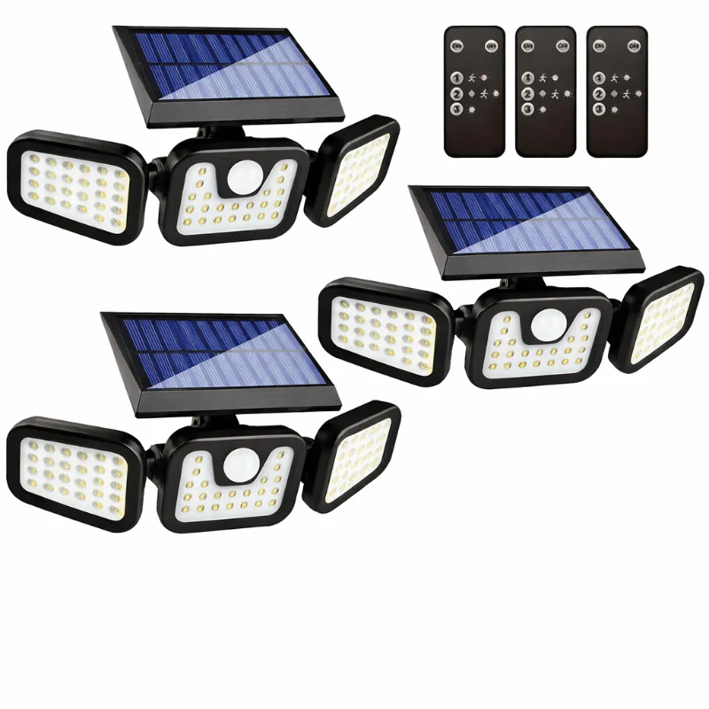 Solar Motion Sensor Lights Outdoor – 3000LM Waterproof LED Security Floodlights - Image 12