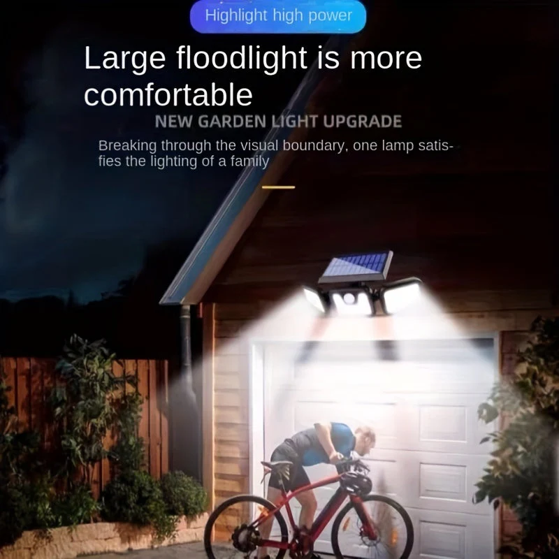 Solar Motion Sensor Lights Outdoor – 3000LM Waterproof LED Security Floodlights - Image 7