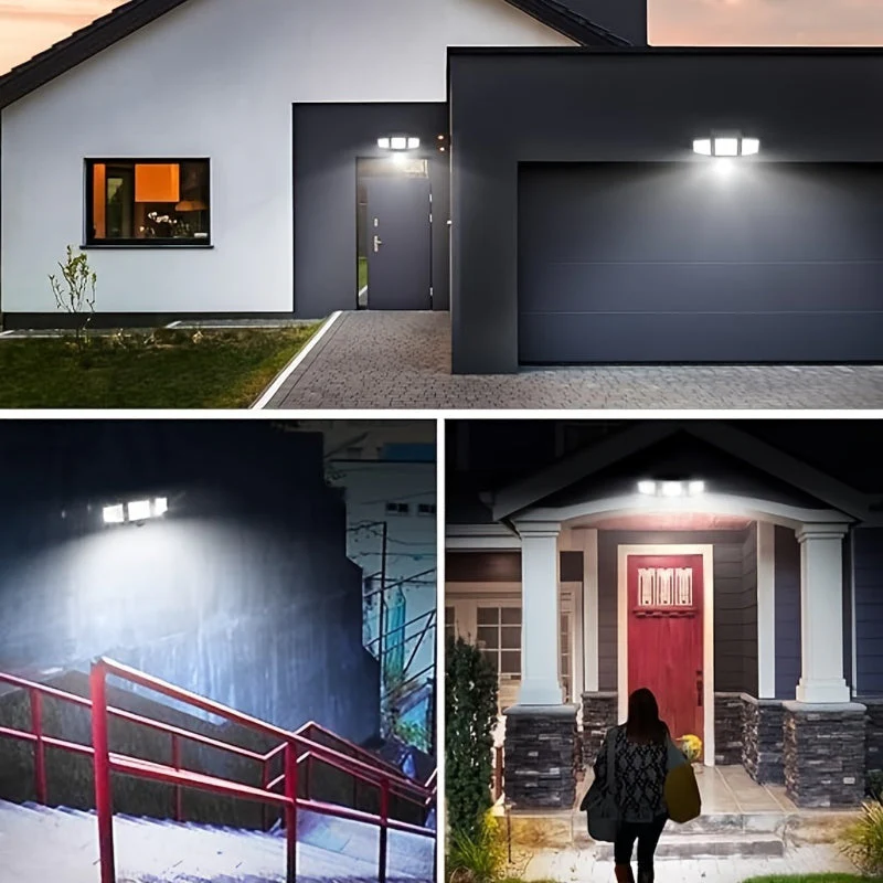 Solar Motion Sensor Lights Outdoor – 3000LM Waterproof LED Security Floodlights - Image 9