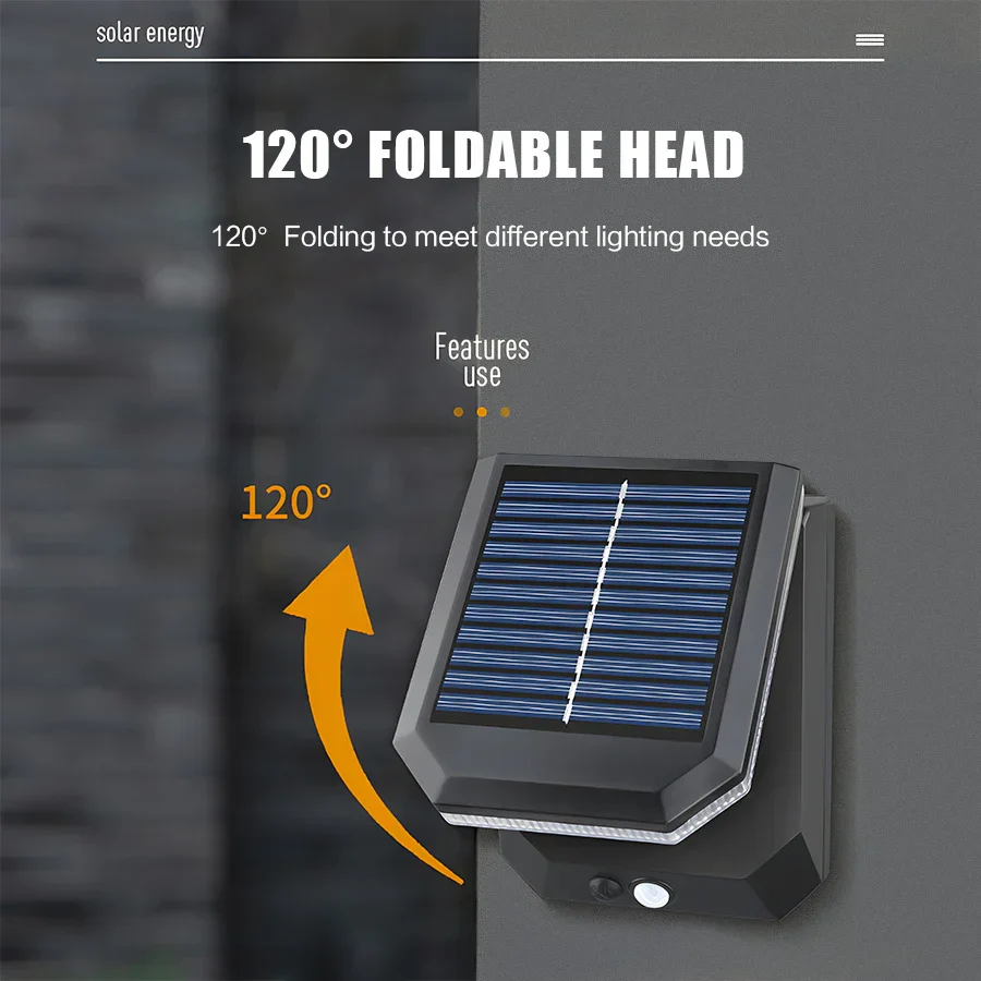 Solar Motion Sensor Wall Light – Outdoor LED IP65 Security Light for Patio/Garage - Image 3