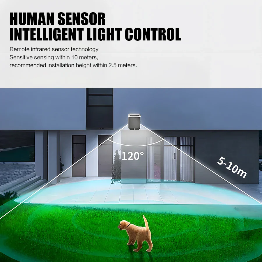 Solar Motion Sensor Wall Light – Outdoor LED IP65 Security Light for Patio/Garage - Image 5
