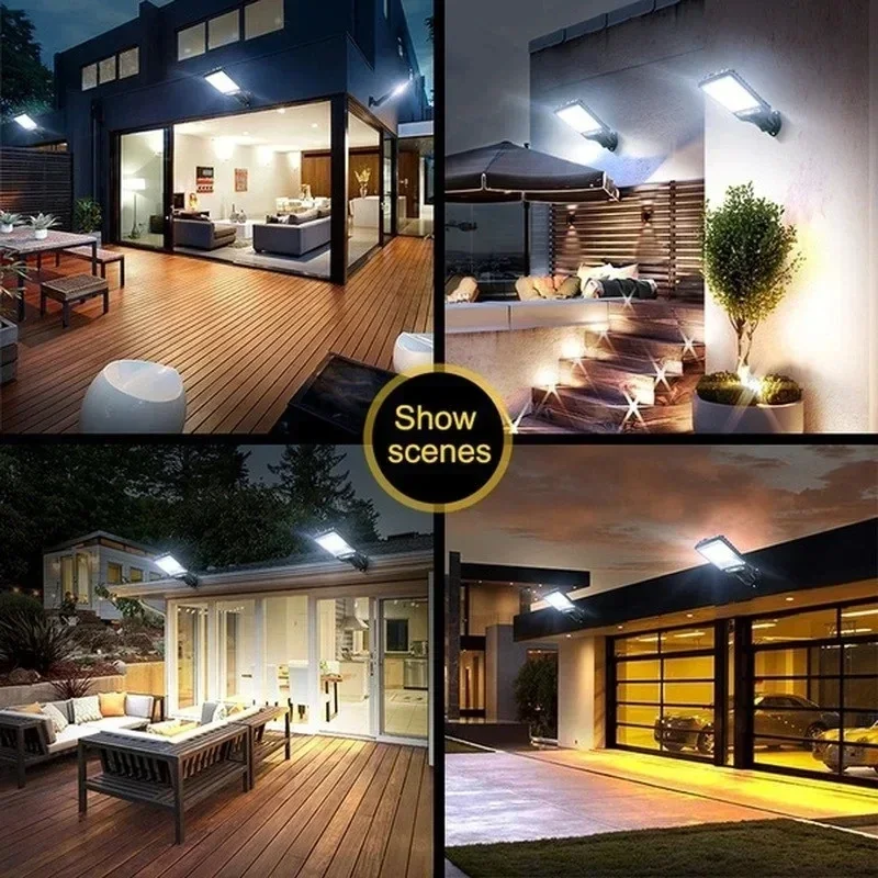 Solar Outdoor Lights: 2PCS-LED Waterproof Motion Sensor Security Lamp - Image 5