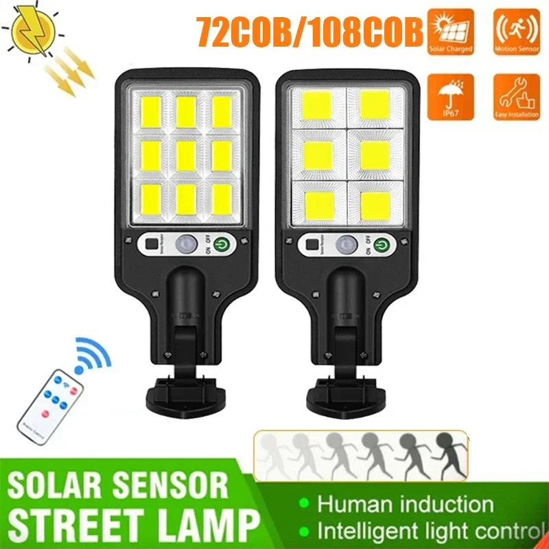 Solar Outdoor Lights: 2PCS-LED Waterproof Motion Sensor Security Lamp - Image 6