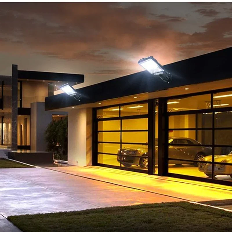 Solar Outdoor Lights: 2PCS-LED Waterproof Motion Sensor Security Lamp - Image 7
