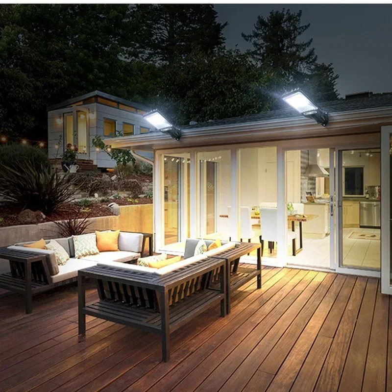 Solar Outdoor Lights: 2PCS-LED Waterproof Motion Sensor Security Lamp - Image 8