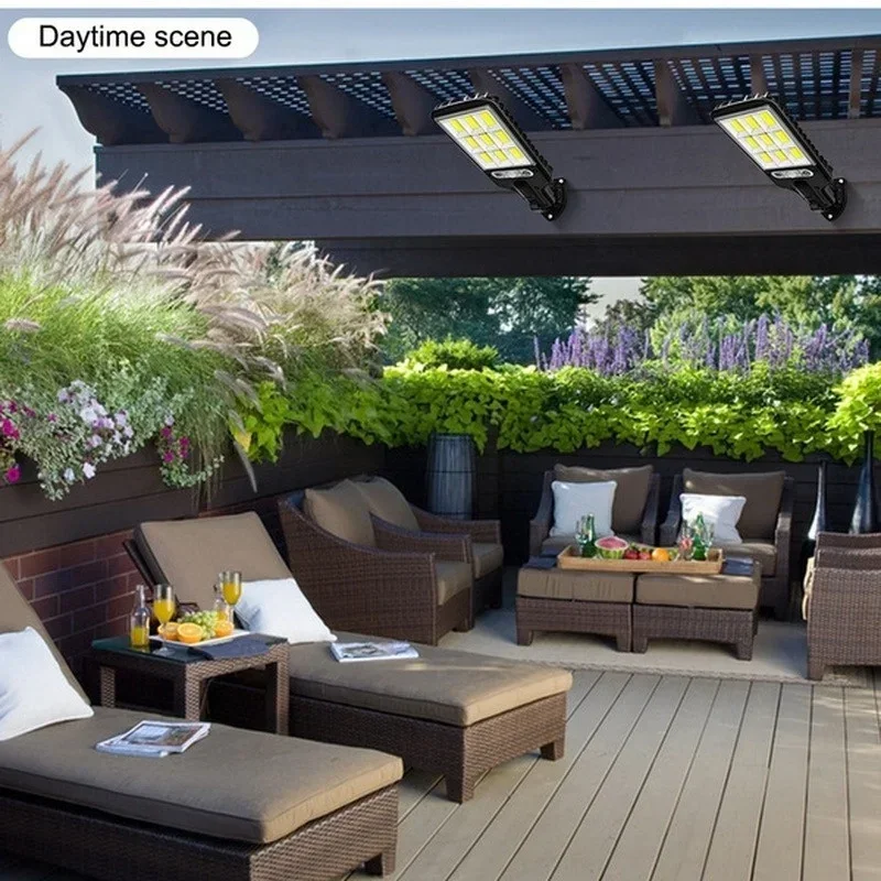 Solar Outdoor Lights: 2PCS-LED Waterproof Motion Sensor Security Lamp - Image 9