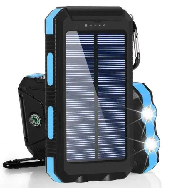 Solar Power Bank 80000mAh Portable Charger External Battery LED Light for Phones - Image 10