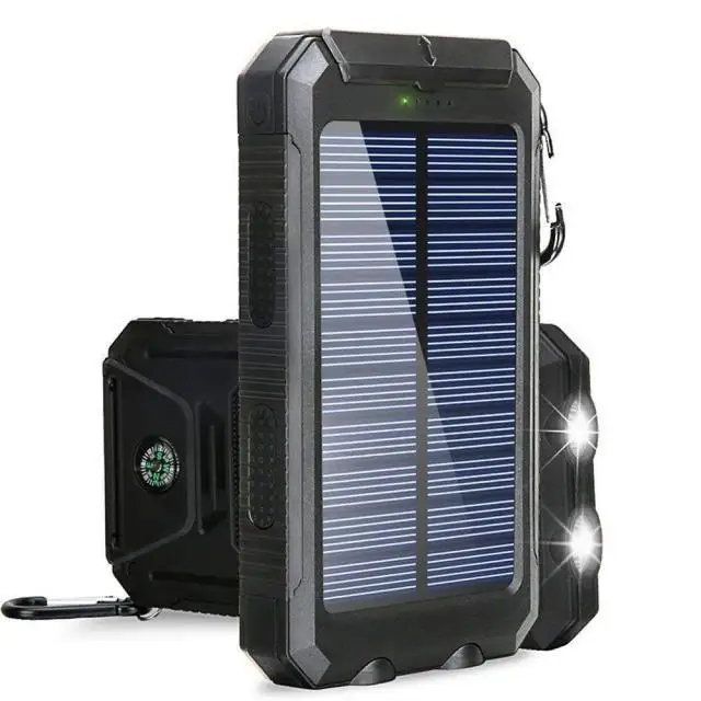 Solar Power Bank 80000mAh Portable Charger External Battery LED Light for Phones - Image 8