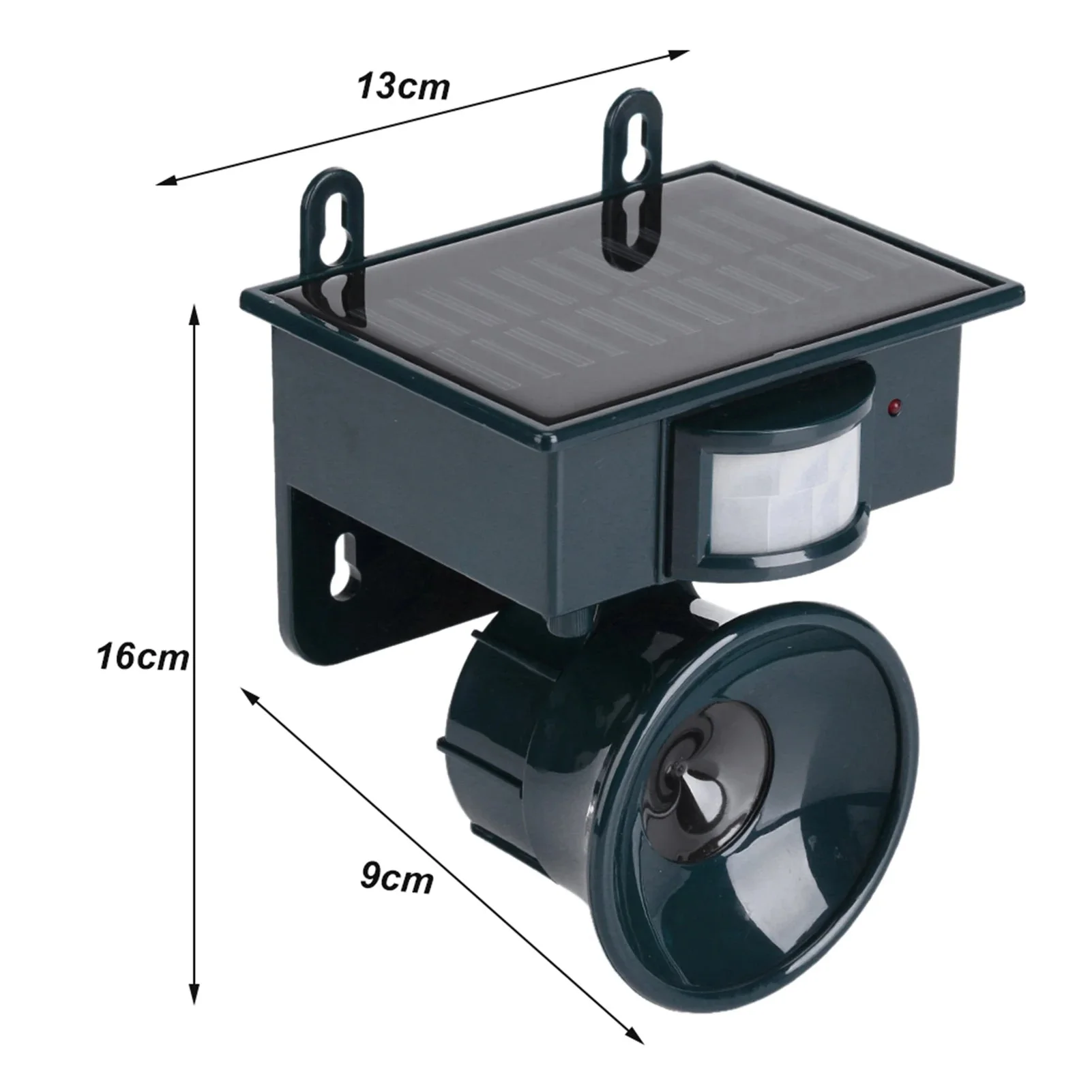Solar Powered Bird Repeller Motion Sensor Ultrasonic Bird Deterrent - Image 6