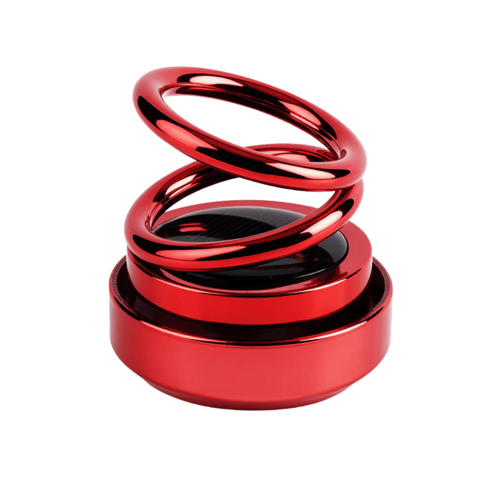 Solar Powered Rotating Car Air Freshener Aromatherapy Dashboard Diffuser - Image 2