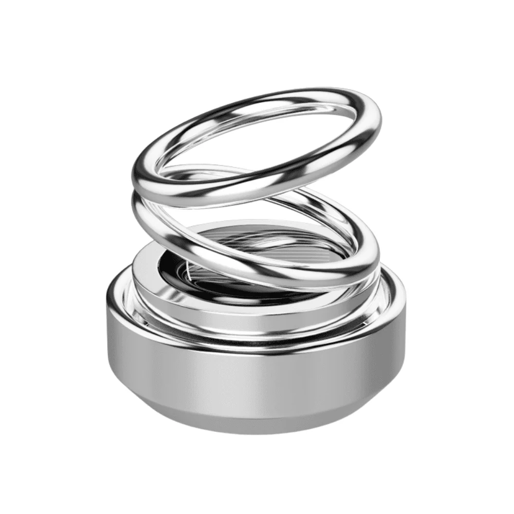 Solar Powered Rotating Car Air Freshener Aromatherapy Dashboard Diffuser - Image 3