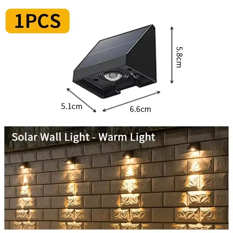 Solar Wall Light Outdoor – Waterproof LED Fence Lamp for Garden, Patio & House Sign - Image 11