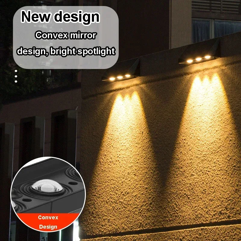 Solar Wall Light Outdoor – Waterproof LED Fence Lamp for Garden, Patio & House Sign - Image 5