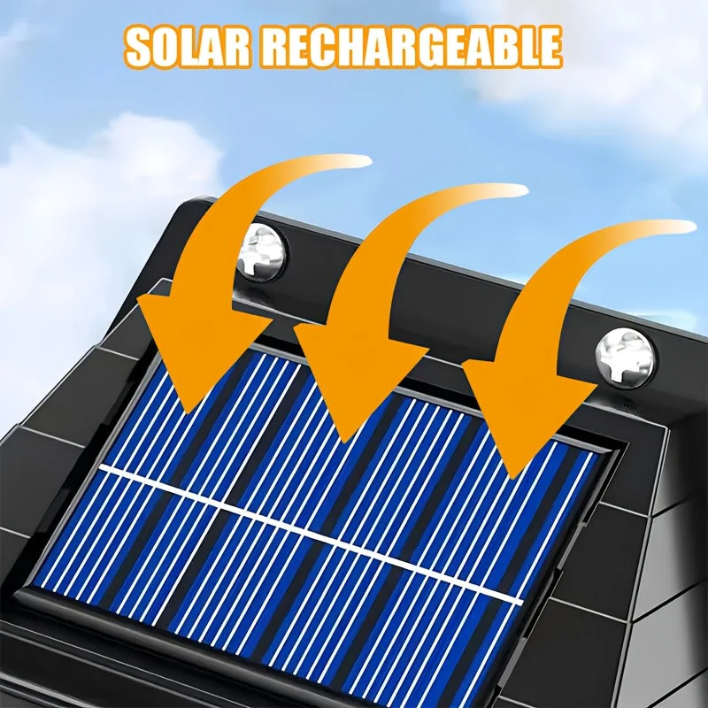 Solar Wall Lights Outdoor – Motion Sensor Dusk to Dawn LED for Yard, Door, Garden - Image 2