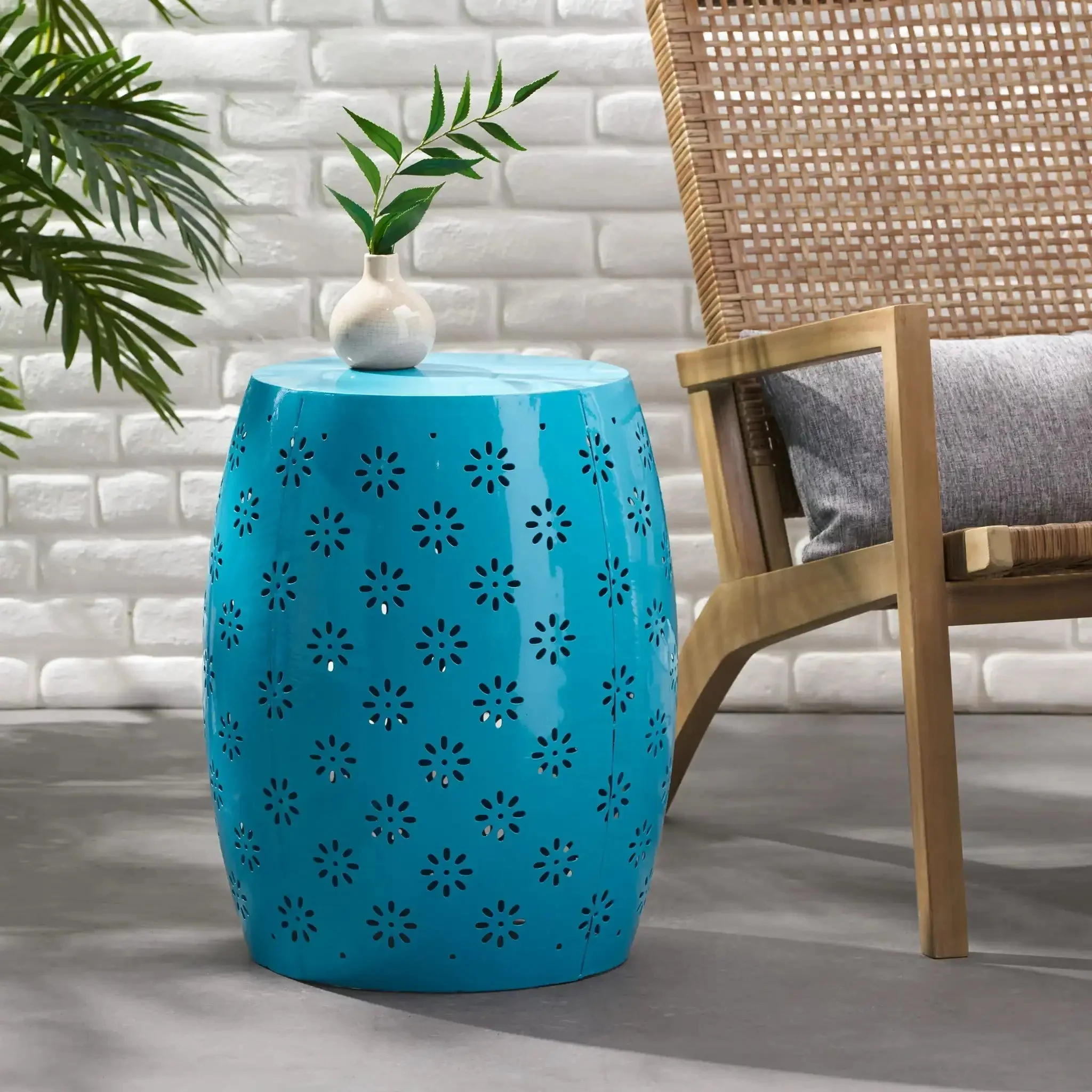 Soleil - Barrel Shaped Side Table - Image 2