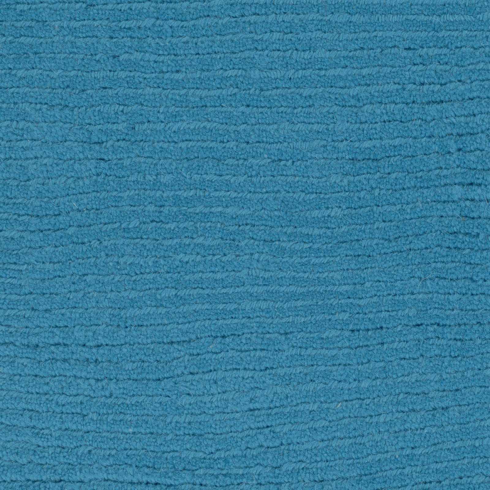 Solid Aqua Wool Carpet - Clearance - Image 9