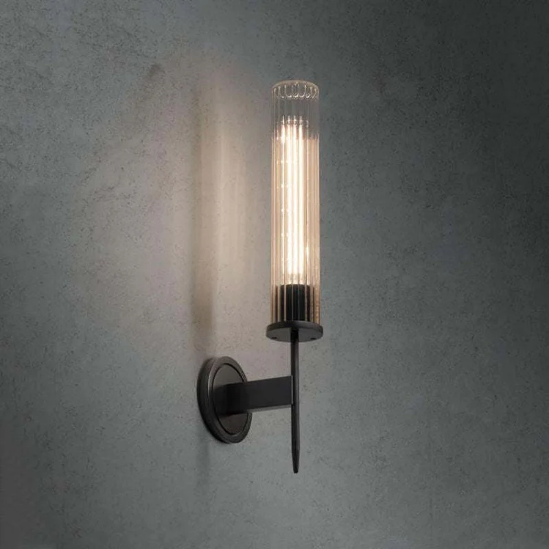 Solid Brass Wall Sconce with Glass Shade E26 15.7" Lamp - Image 2