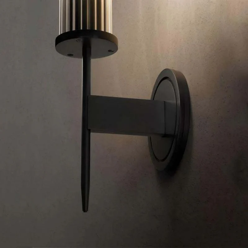 Solid Brass Wall Sconce with Glass Shade E26 15.7" Lamp - Image 7