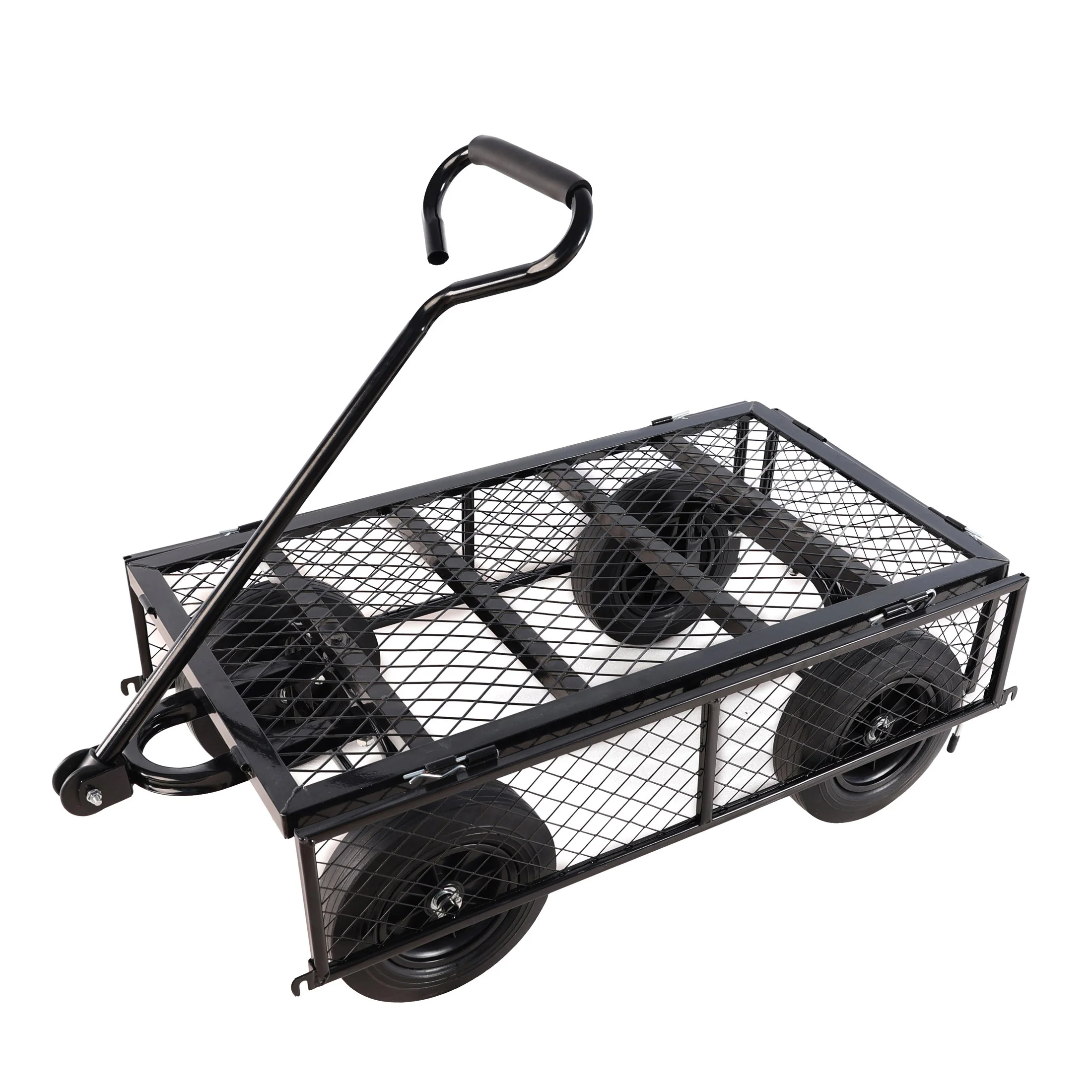Solid Wheels Garden Cart Wagon - Image 36