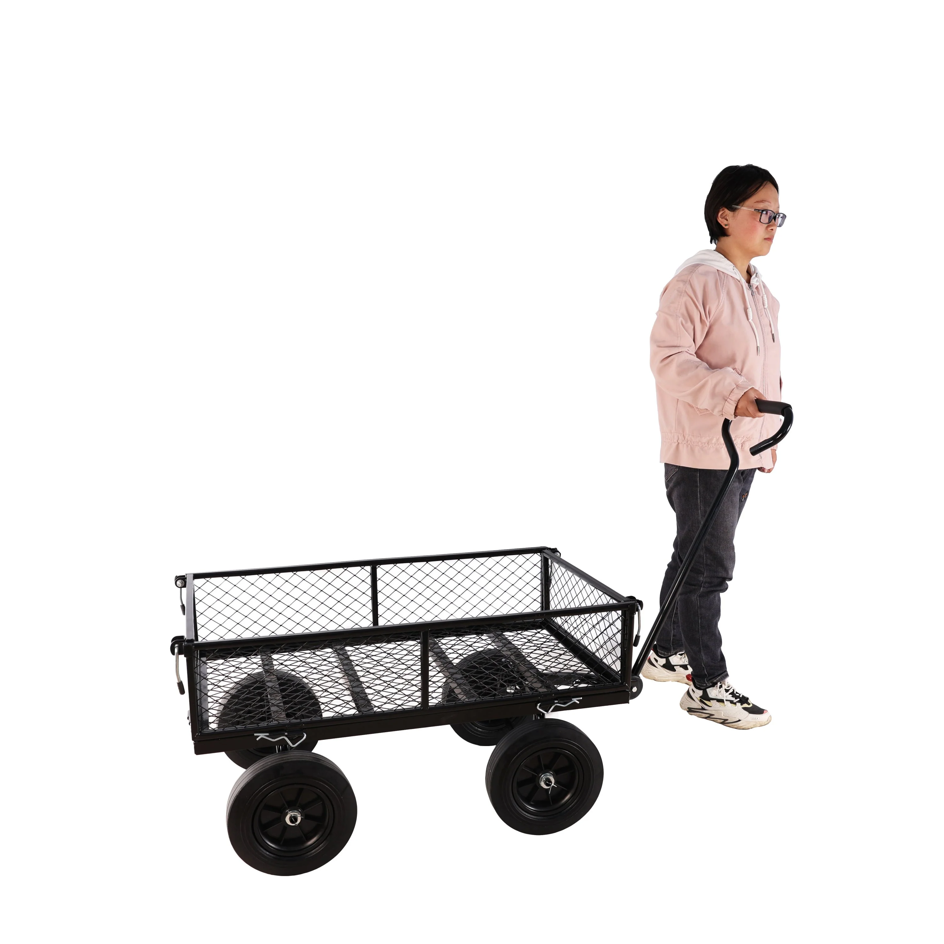Solid Wheels Garden Cart Wagon - Image 43