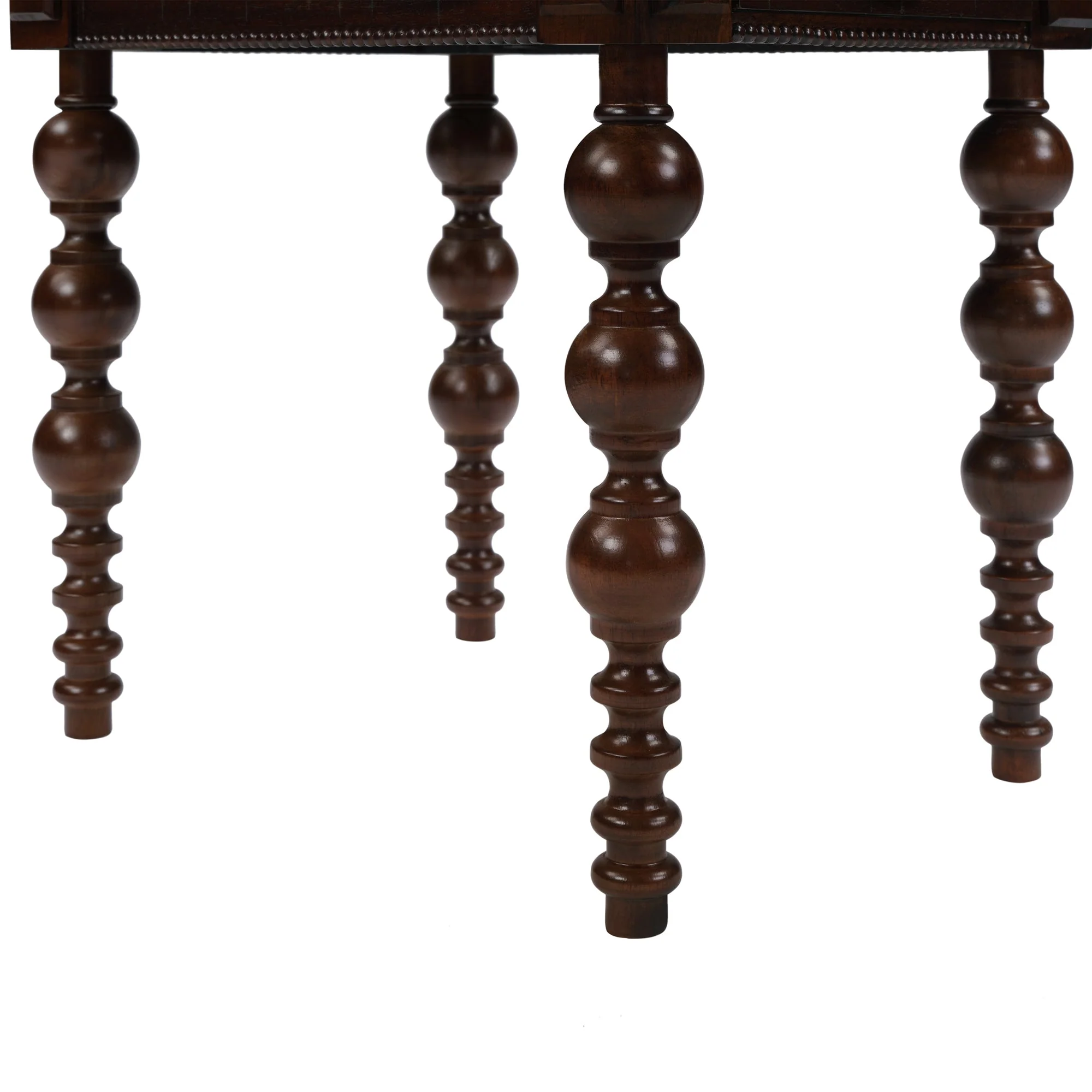 Solid Wood End Table with Drawer in Espresso Finish - Image 15