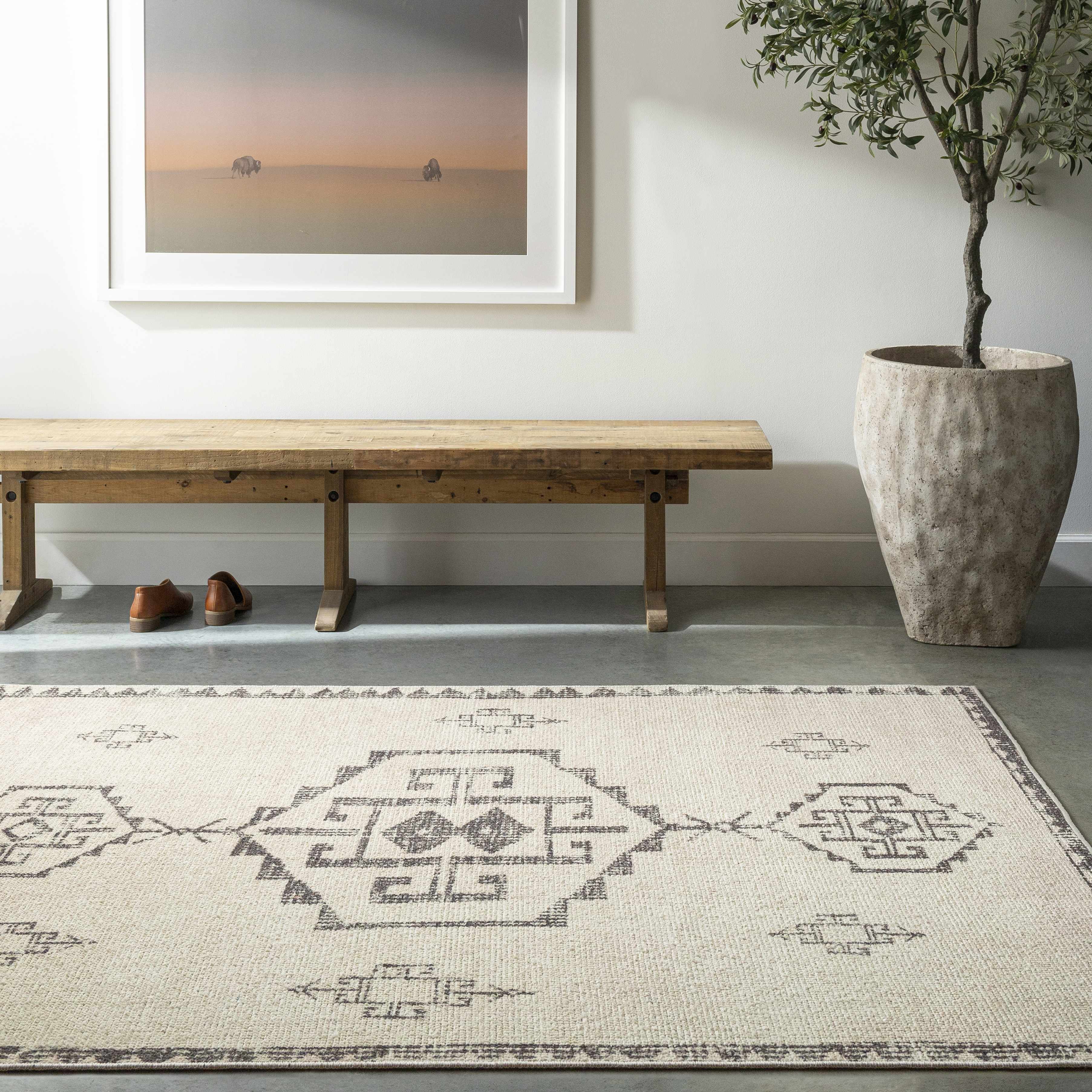 Solona Medallion Beige Rug - Livabliss x Becki Owens - Image 2