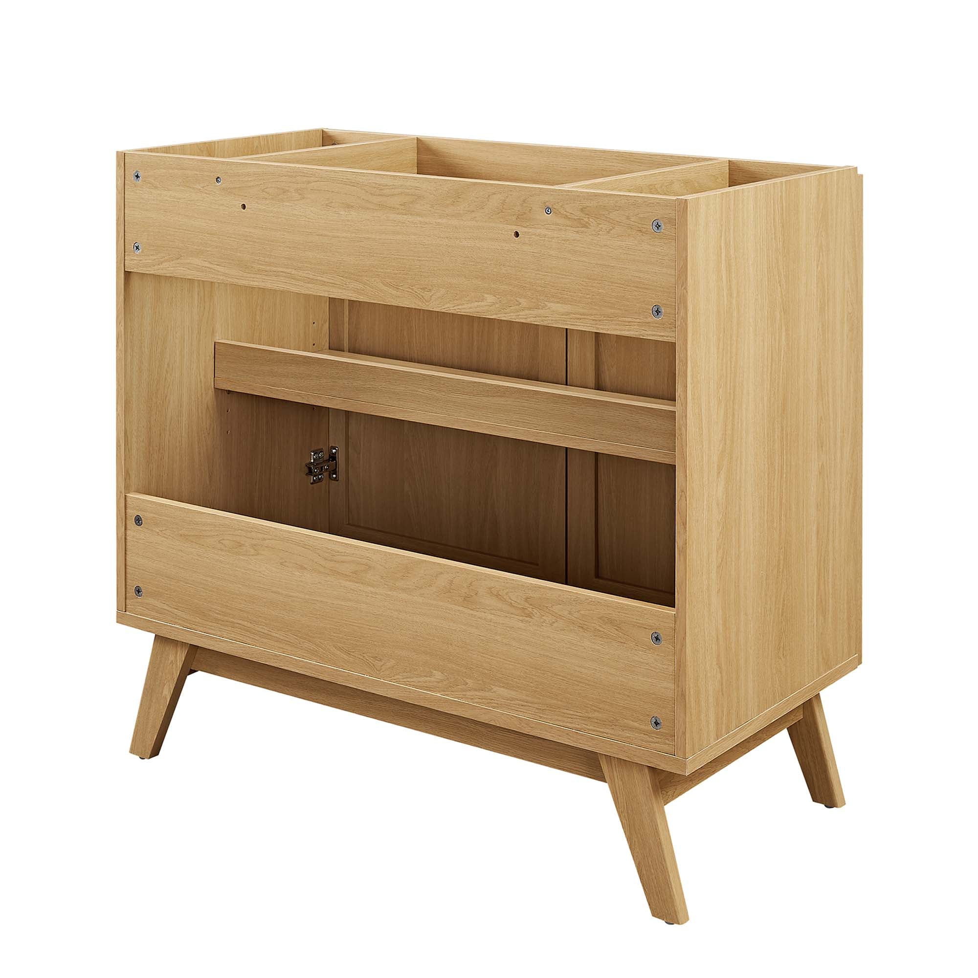 Soma 36" Bathroom Vanity Cabinet with Rattan Doors - Image 10