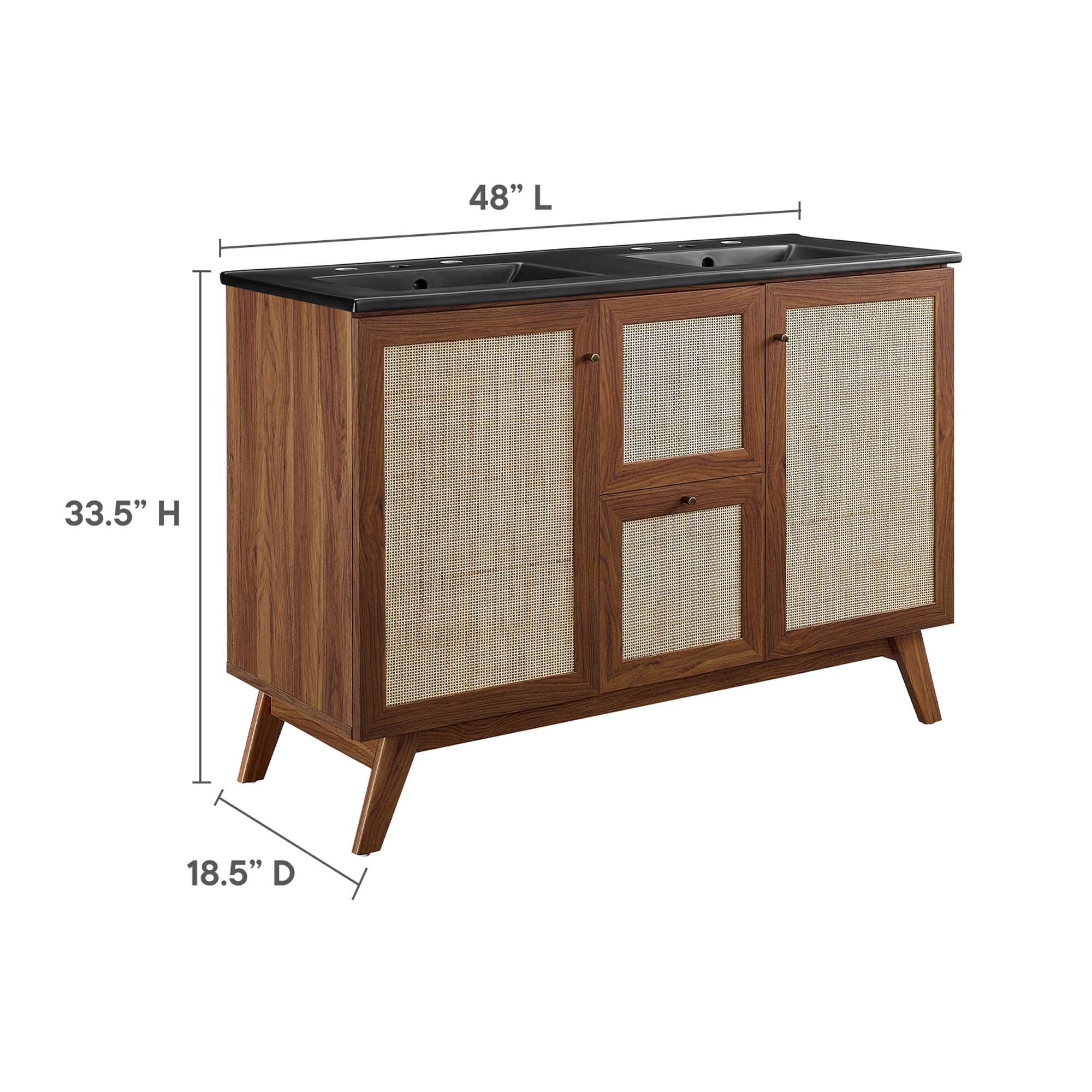 Soma 48" Double Sink Bathroom Vanity by Modway - Image 2