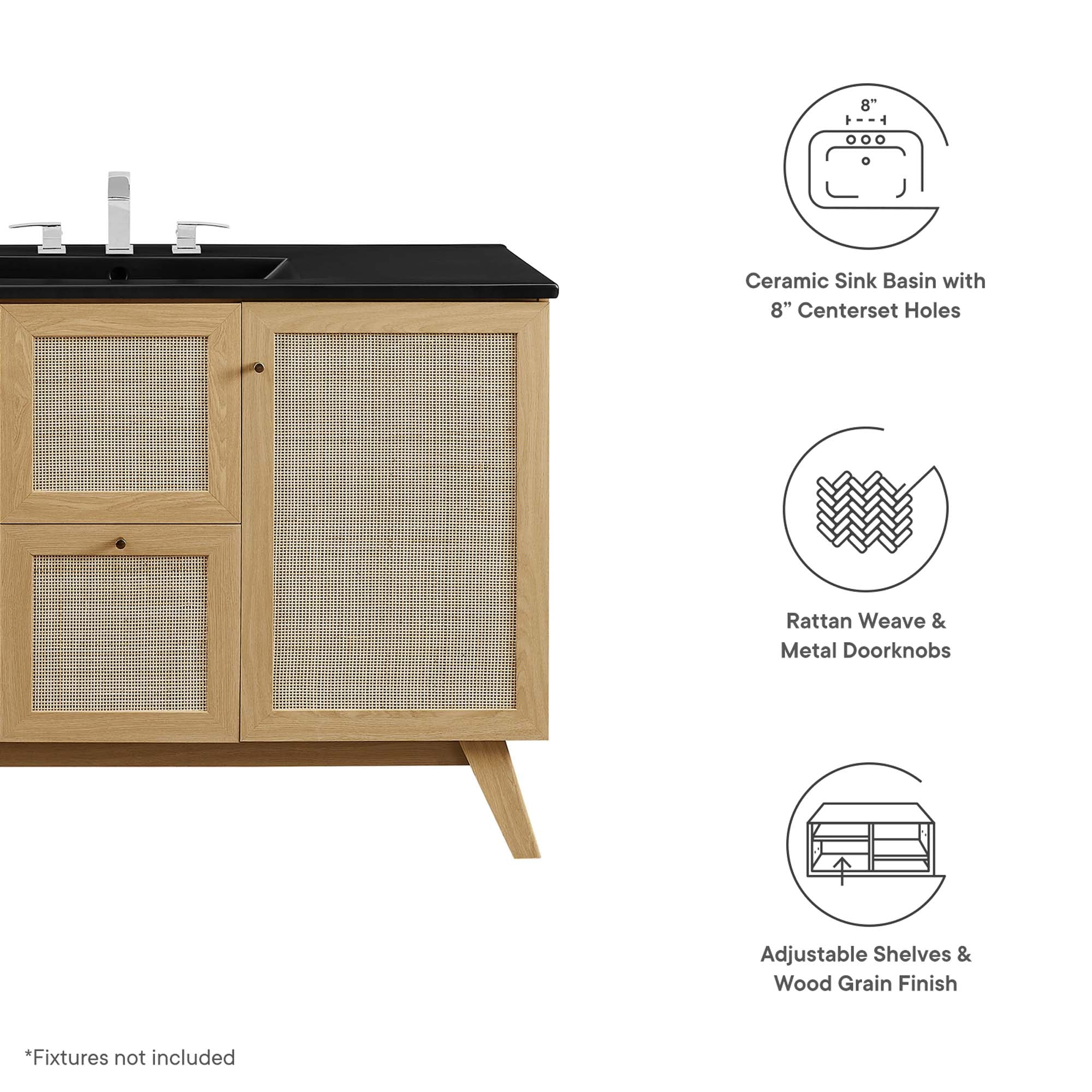 Soma 48-Inch Single Sink Bathroom Vanity by Modway - Image 12