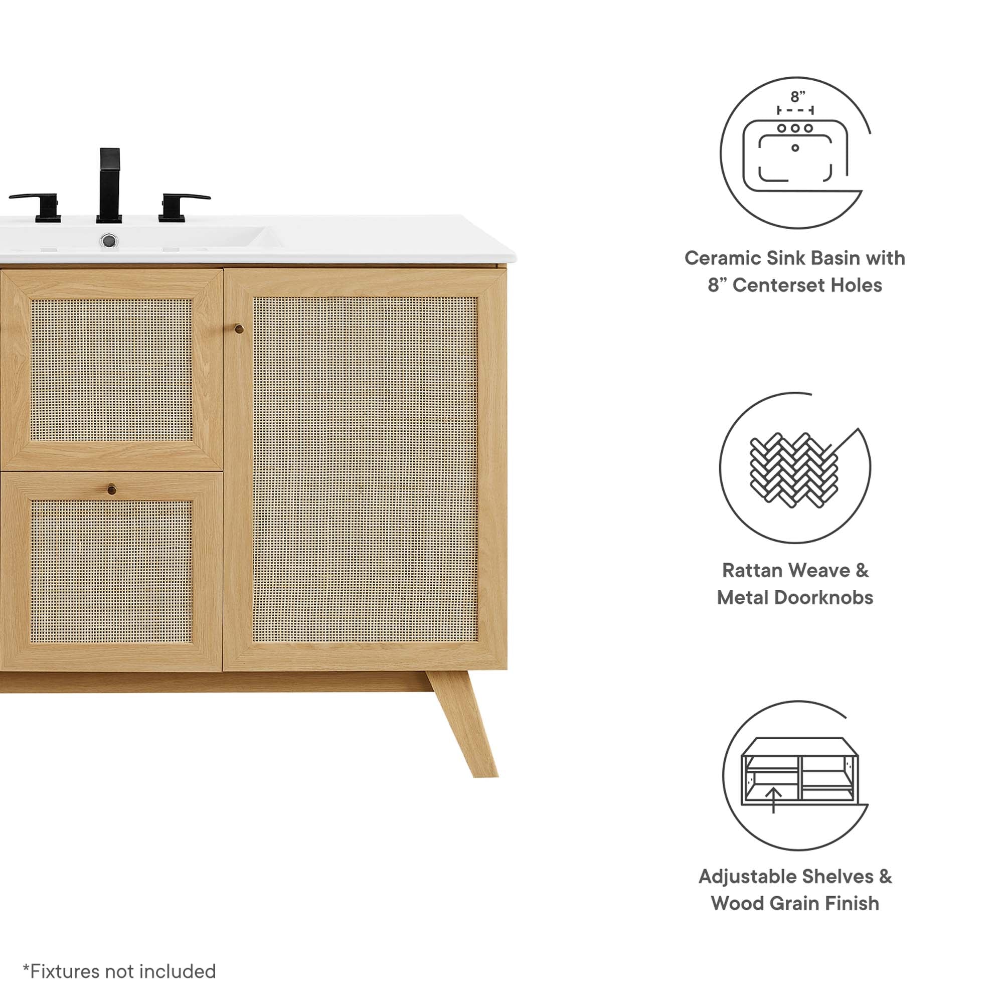 Soma 48" Single Sink Bathroom Vanity by Modway - Image 12