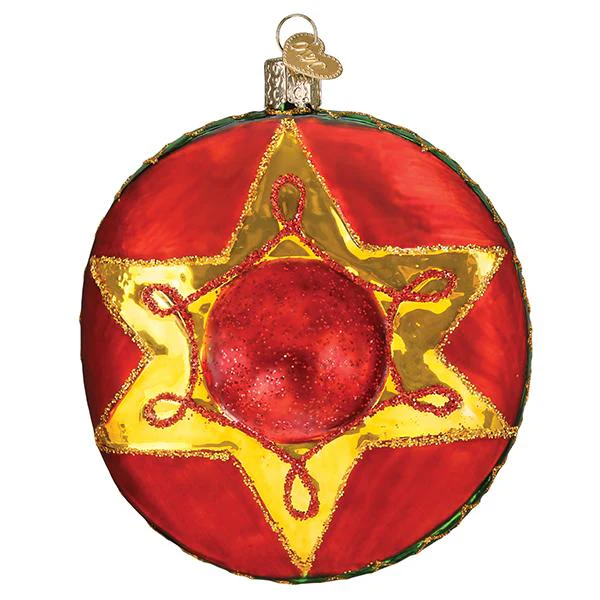 Sombrero Ornament Hand-Painted Glass - Image 4